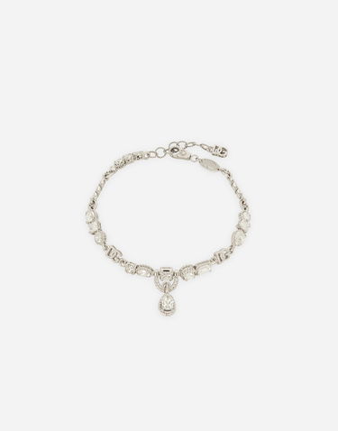Náramok Dolce & Gabbana 18K White Gold Easy Diamond Bracelet Metalická | WBQD1GWDIA180001, 0