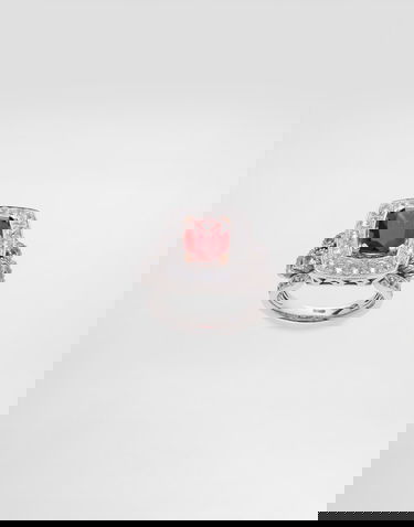 Prsteň Dolce & Gabbana Dolce & Gabbana Eleganza Garnet and Sapphire Ring, 18K White and Rose Gold Červená | WRSA4GWGAR1W8266, 0