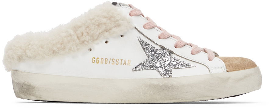 Tenisky a topánky Golden Goose Shearling Super-Star Biela | GWF00110.F000798.80194, 0