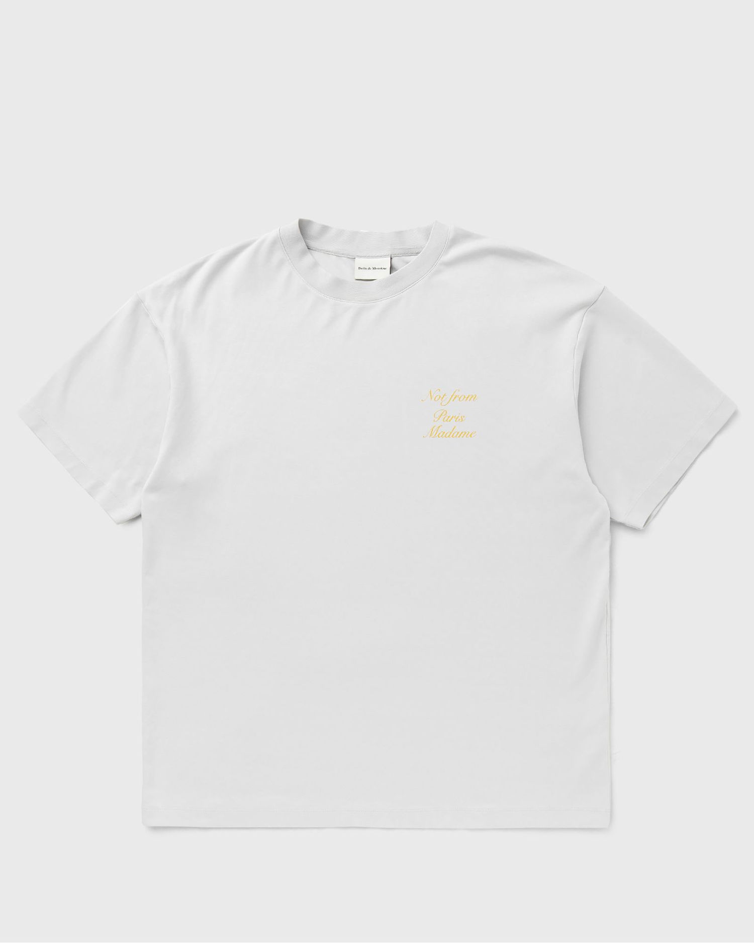 Tričko Drôle de Monsieur Slogan Calligraphy T-Shirt Biela | I-TS209-CO002-LGR, 0
