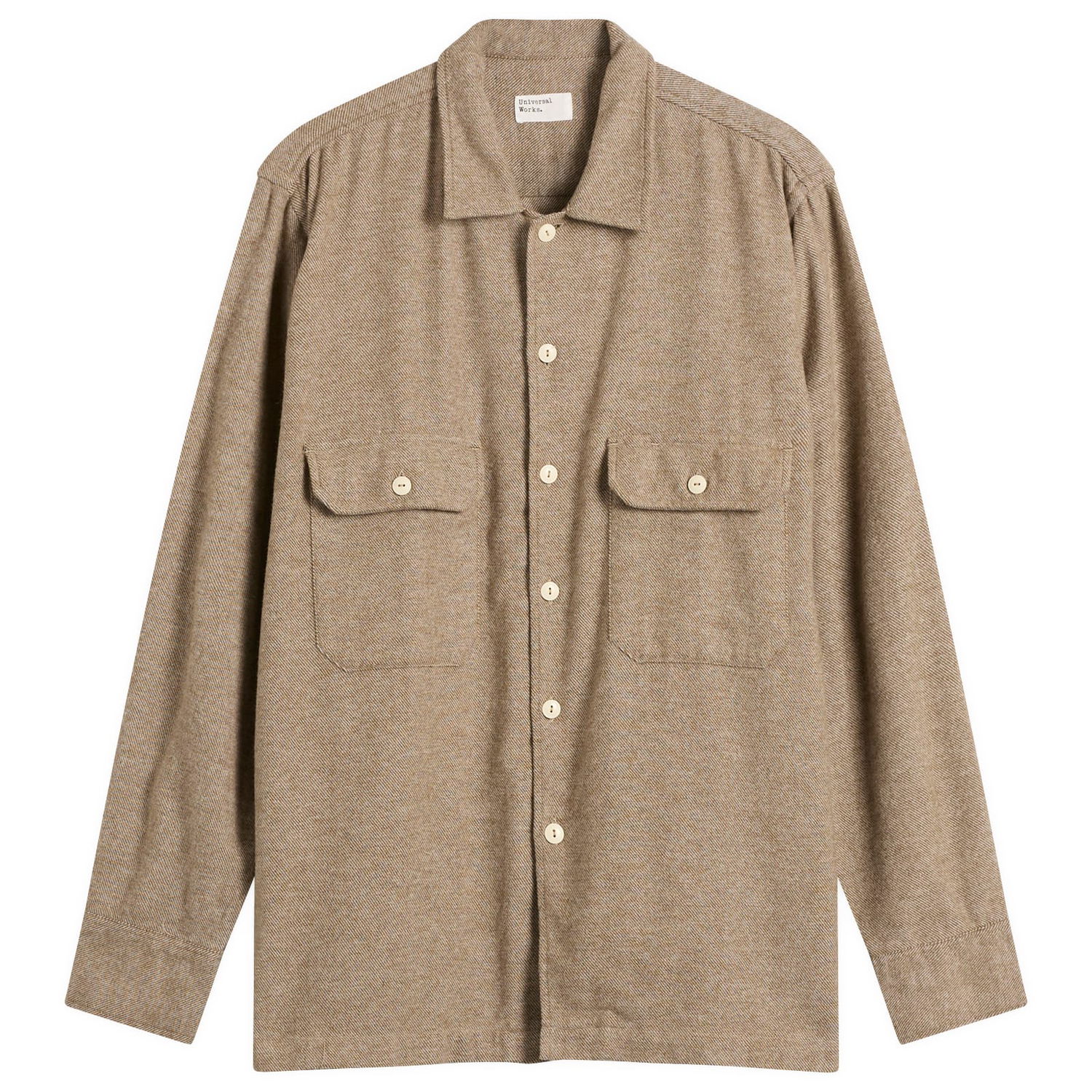 Košeľa Universal Works Universal Works Alaska Cotton Utility Shirt, Size Small Béžová | 33752-OLV, 0