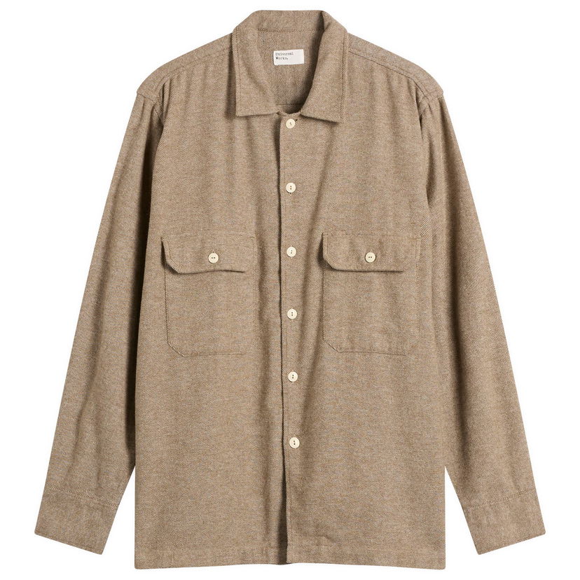 Košeľa Universal Works Universal Works Alaska Cotton Utility Shirt, Size Small Béžová | 33752-OLV