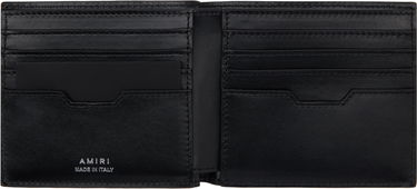 Peňaženka AMIRI Leather Bifold Wallet with Three Star Applique Čierna | AMACBI1012, 2