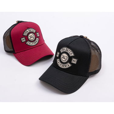Šiltovka Von Dutch Von Dutch Trucker MC Logo Cap Čierna | VD/0/CAS1/BIK/BLA, 4