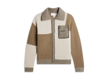 Sveter AXEL ARIGATO Franco Patchwork Sweater Hnedá | A2141002, 1