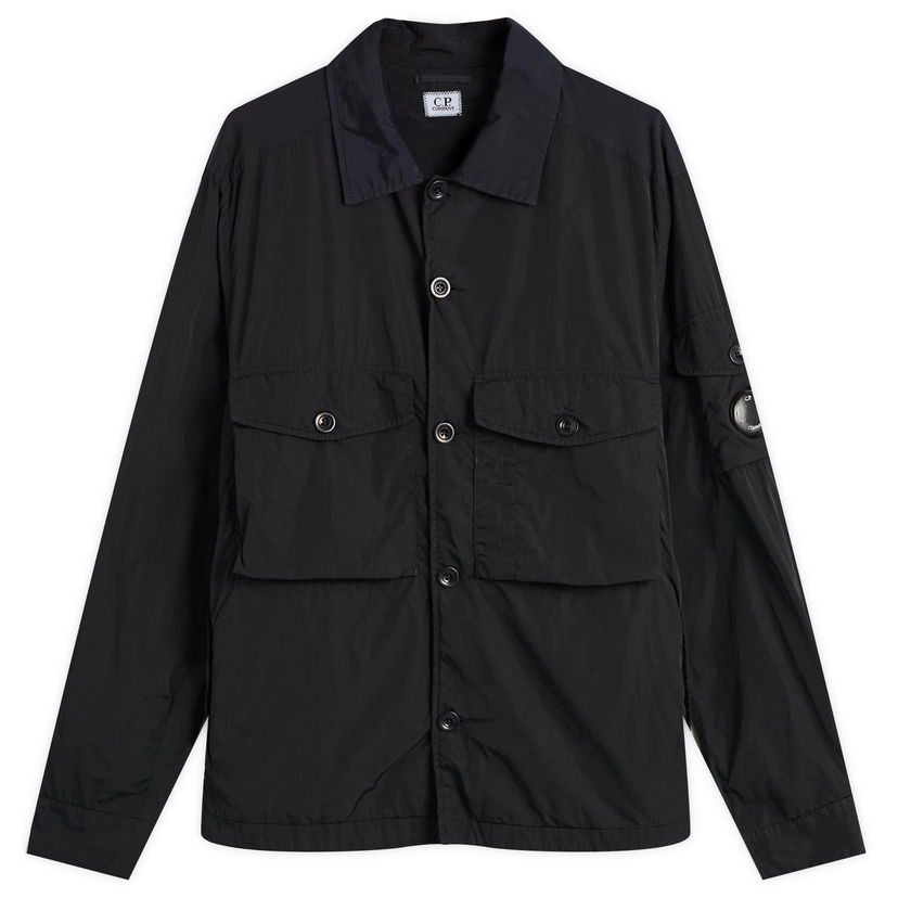 Košeľa C.P. Company C.P. Company Chrome-R Overshirt Čierna | 19CMOS087A-005904G-888