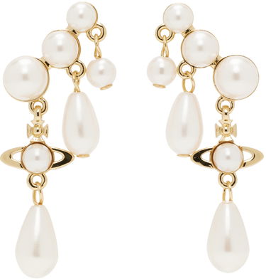 Náušnice Vivienne Westwood Vivienne Westwood Marybeth Pearl Drop Earrings Metalická | 6202015M-02R107-CN, 0
