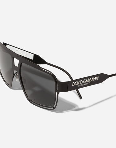Slnečné okuliare Dolce & Gabbana Logo Sunglasses Čierna | VG2270VM6879V000, 1