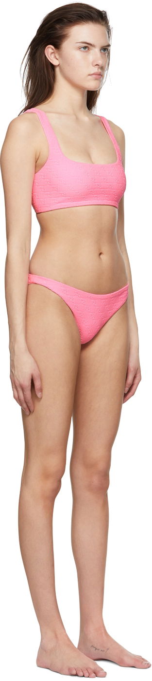 Plavky Alexander Wang Alexander Wang.t Nylon Bikini Ružová | 4CC2228025/4CC2228026, 1