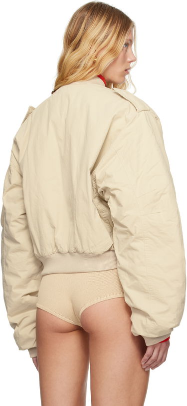 Bomber bunda Entire Studios Entire Studios A-4 Bomber Jacket Béžová | ESU-S25-1008-BA, 2