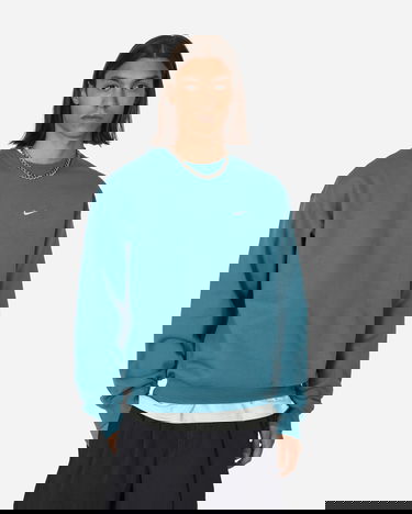 Mikina Nike Solo Swoosh Crewneck Modrá | DX1361-440, 3