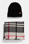 Knit Beanie Hat And Scarf Set