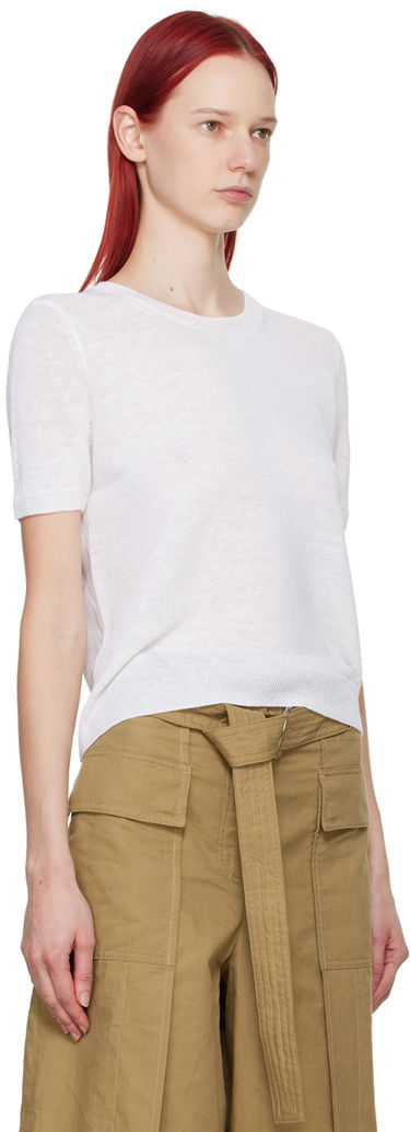 Sveter Max Mara Weekend Max Mara Pancone Knit T-Shirt Biela | 2415361032600001, 1