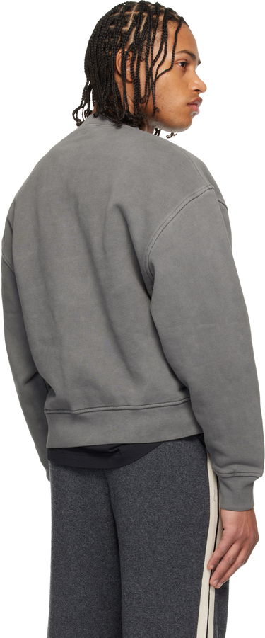 Mikina Palm Angels Neck Logo Regular Crewneck Sweatshirt Šedá | PMBA08HF25FLE0030703, 2