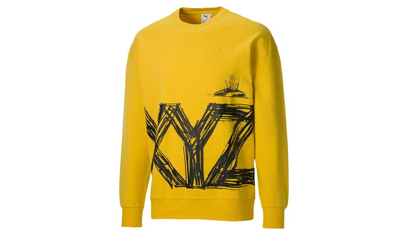 Mikina Puma Michael Lau x G Graphic Hoodie Žltá | 530358_79