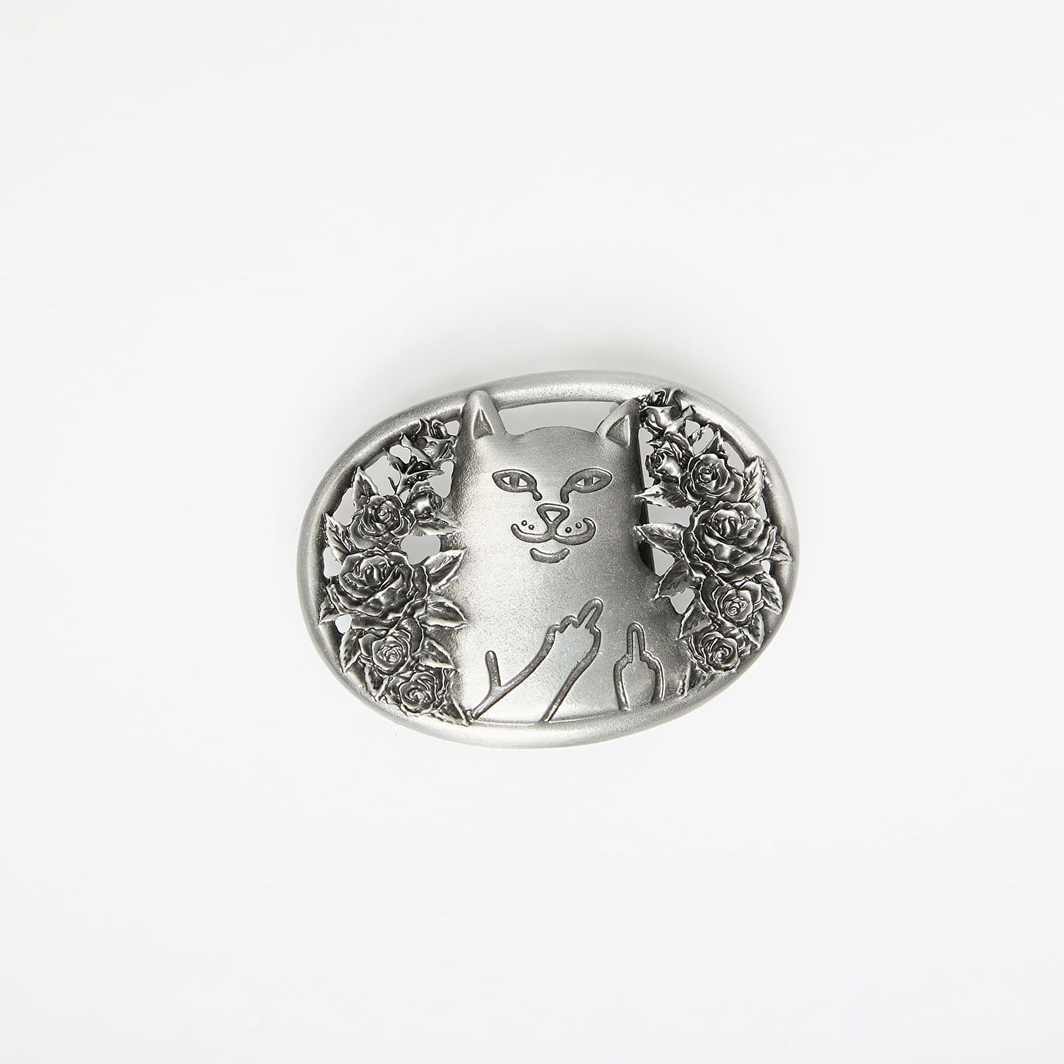 Opasok RIPNDIP Lord Nermal Graphic Metal Belt Buckle Metalická | RNDHOL24231, 0