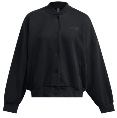 Bomber bunda Under Armour Under Armour Icon Fleece Varsity Jacket Čierna | 1386502-001, 2