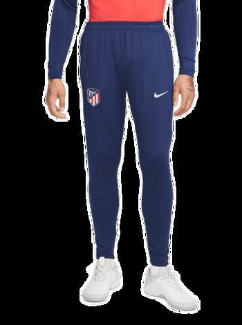 Nike Pánské pleteninové fotbalové kalhoty Dri-FIT Atlético Madrid Strike - Modrá DX3417-492