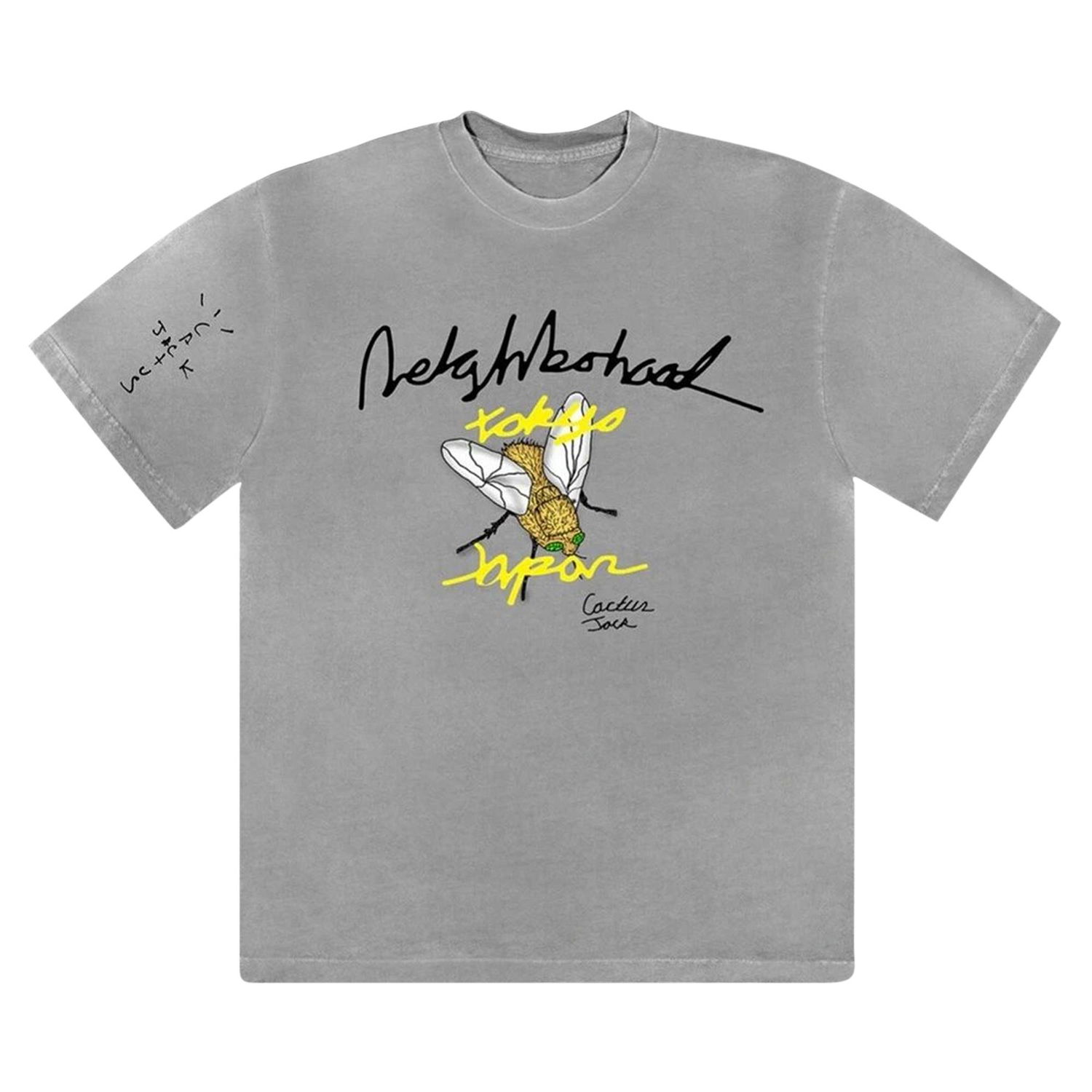 Tričko Cactus Jack by Travis Scott Neighborhood x Carousel T-Shirt Šedá | CJNB SS02 GREY, 1