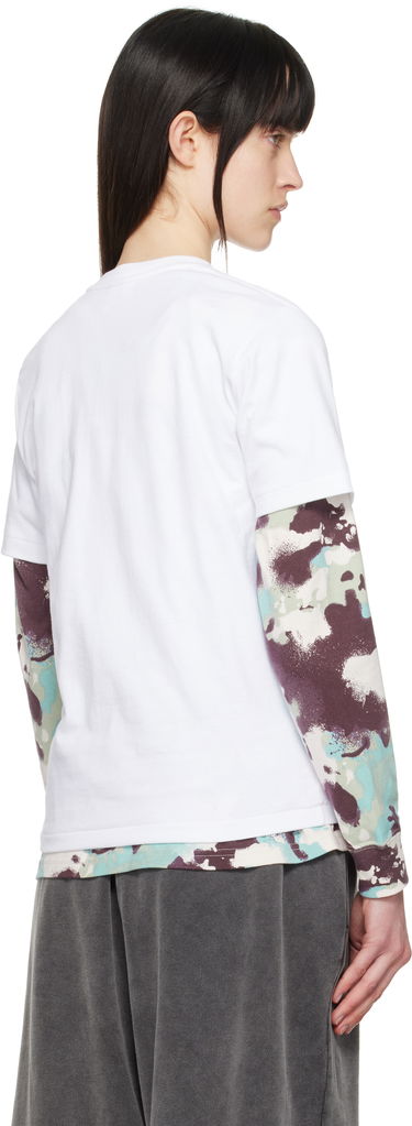 Tričko BAPE Map Camo College T-Shirt Biela | 001TEL302069L, 2