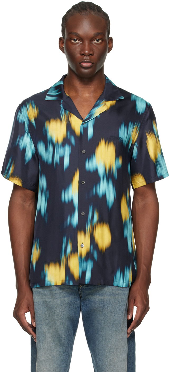Košeľa LANVIN Blurred Floral Shirt Žltá | RM-SI0019-5891-P24, 0