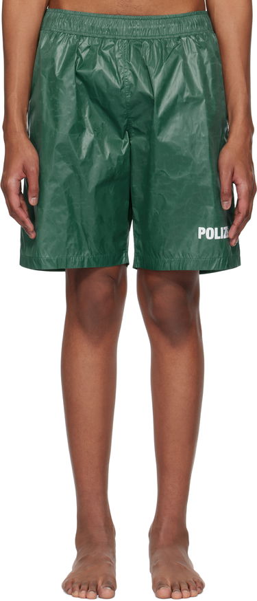 Plavky VETEMENTS Vetements Polizei Swim Shorts Zelené | MA66SW110E, 0