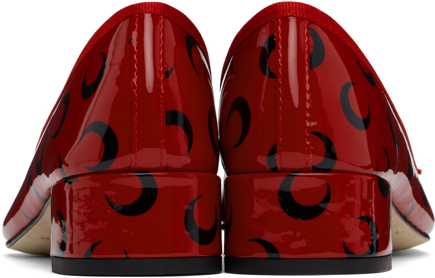 Starostlivosť o obuv Marine Serre Marine Serre Repetto Edition Camille Moon Print Leather Heels Červená | WFW052A RLEA0031, 1