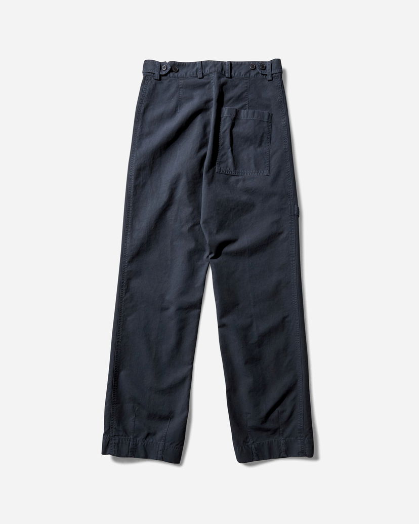 Nohavice Dries Van Noten Overdyed Carpenter Pants Navy | 252-020986-2101 509