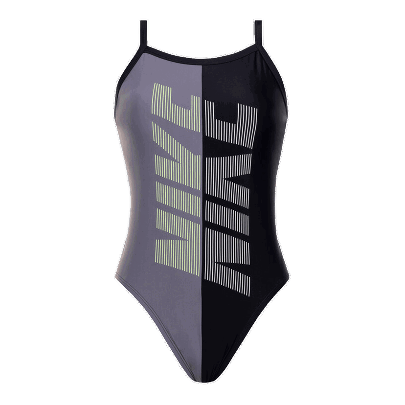 Plavky Nike Striped Logo Color Block Racerback One Piece Swimsuit Rôznofarebný | NESS9050-001