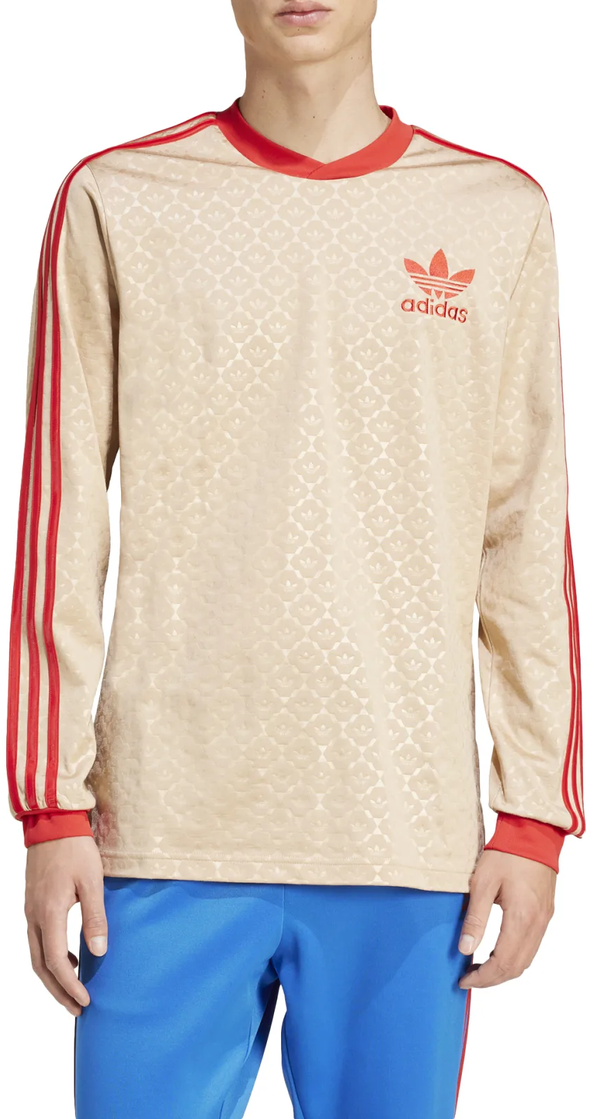 Dres adidas Originals Long Sleeve Graphic T-Shirt Béžová | jmo34-ix5463, 0