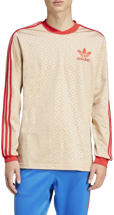 Dres adidas Originals Long Sleeve Graphic T-Shirt Béžová | jmo34-ix5463, 0