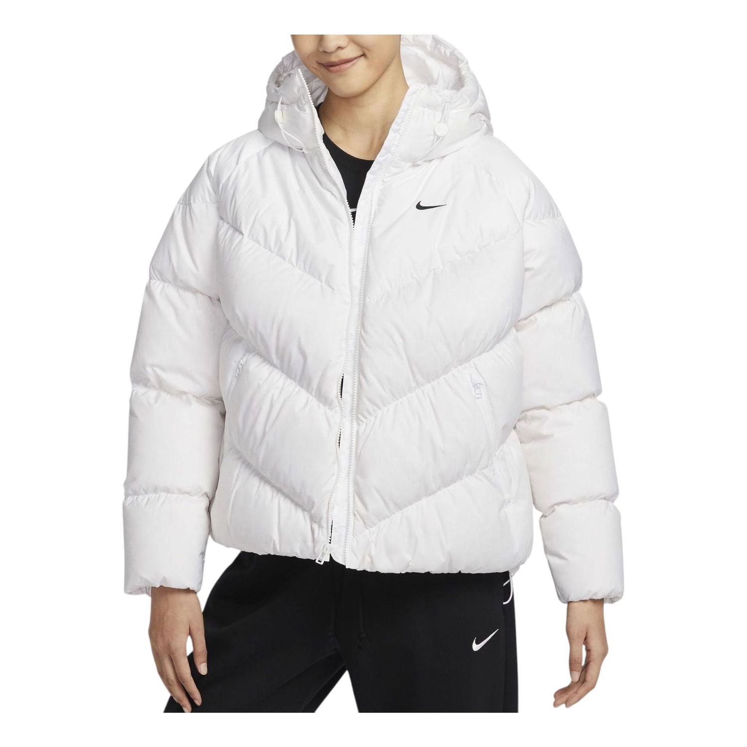 Prešívaná bunda Nike White Storm-FIT Windpuffer Jacket Biela | HF7871-100, 0