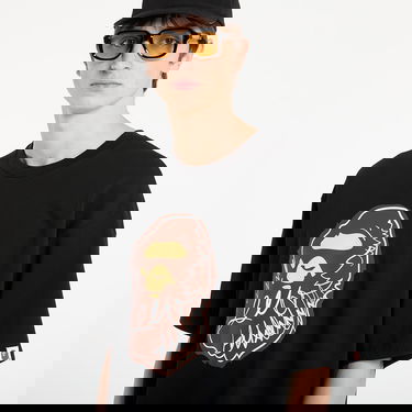 Tričko BAPE BAPE® x FOOTSHOP - Scribble Ape Tee UNISEX Black Čierna | 001TEL721324MBLK, 2