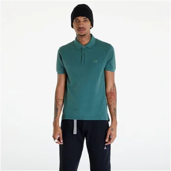 C.P. Company Short Sleeve Polo T-Shirt Duck Green 16CMPL090A005527R-649