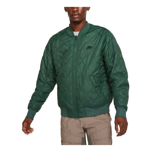 Bomber bunda Nike Sportswear HE WR HD REV Quilted Bomber Jacket Zelené | CZ9999-337