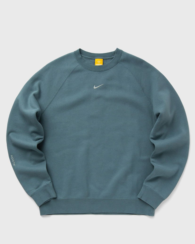 Mikina Nike NOCTA x FLEECE CS CREWNECK Tyrkysová | FN8160-382