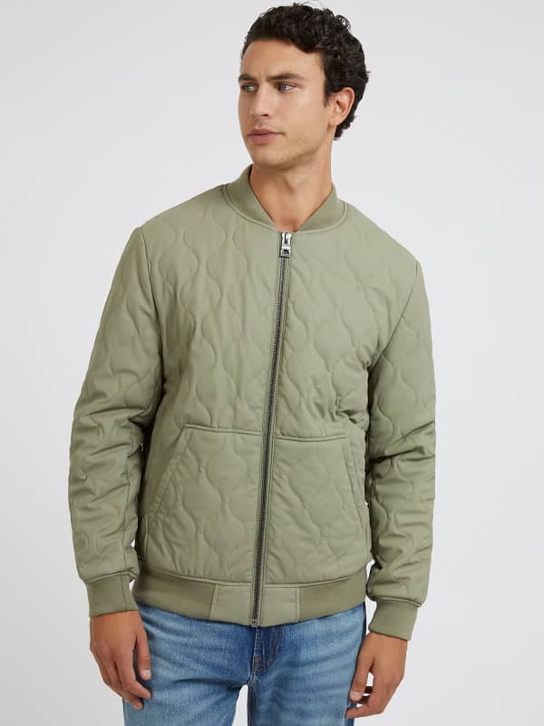 Bunda GUESS Quilted Bomber Šedá | M3RL08WBS80, 0