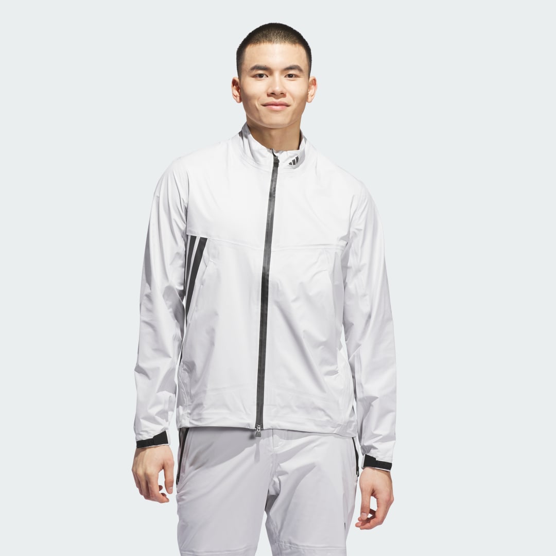 Bunda adidas Performance Ultimate365 Tour Climaproof+ Zip Jacket Biela | JM6315, 0