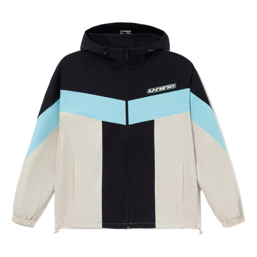 Vetrovka Li-Ning Color Block Full Zip Hooded Jacket Čierna | AFDS033-5