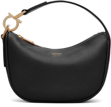 Taška cez rameno FERRAGAMO Salvatore Ferragamo North-South XS Shoulder Bag Čierna | 785984, 0