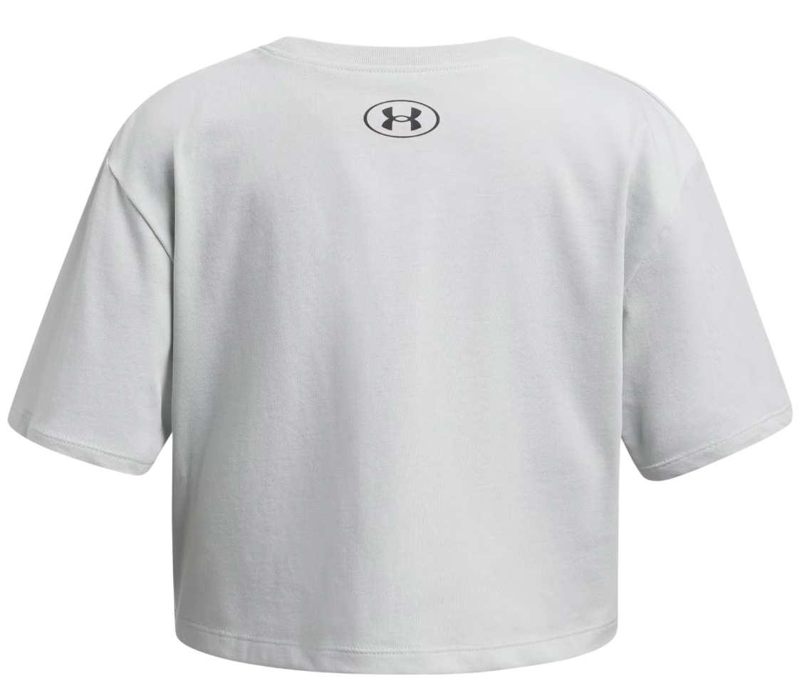 Crop Top Under Armour Under Armour Rival Short Sleeve T-Shirt Biela | 1389755-377, 1
