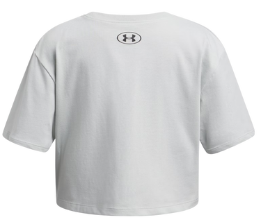 Crop Top Under Armour Under Armour Rival Short Sleeve T-Shirt Biela | 1389755-377, 1