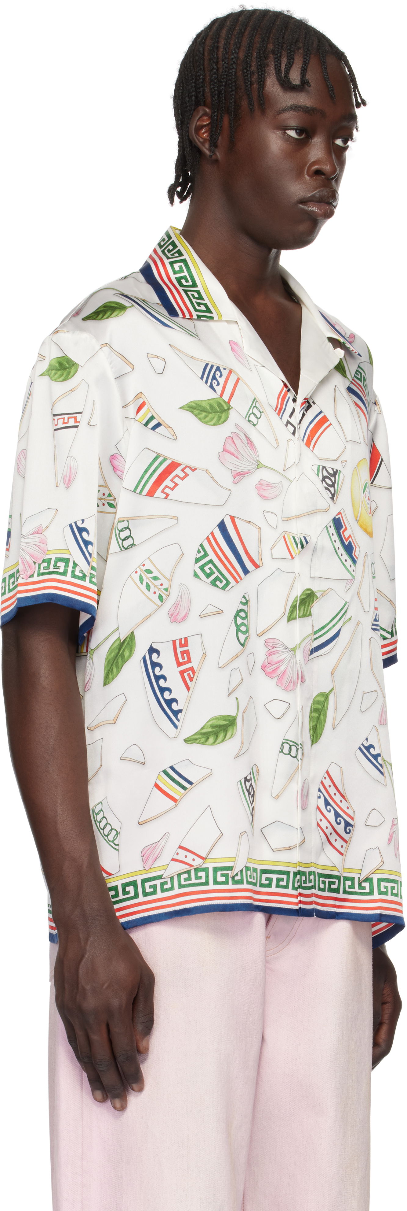 Košeľa Casablanca Print Silk Shirt Rôznofarebný | U-MPS25-SH-003-03, 1