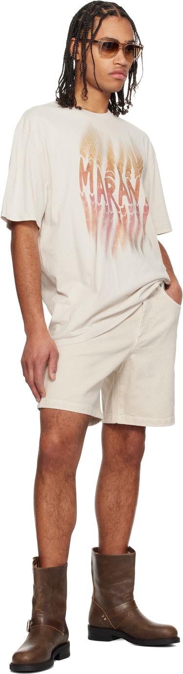 Tričko ISABEL MARANT Isabel Marant Hugo T-Shirt Béžová | 25PTS0149HA-C1N04H, 3