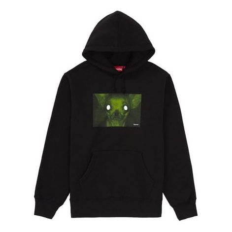 Mikina Supreme Chris Cunningham Chihuahua Hooded Sweatshirt Čierna | SUP-FW18-842
