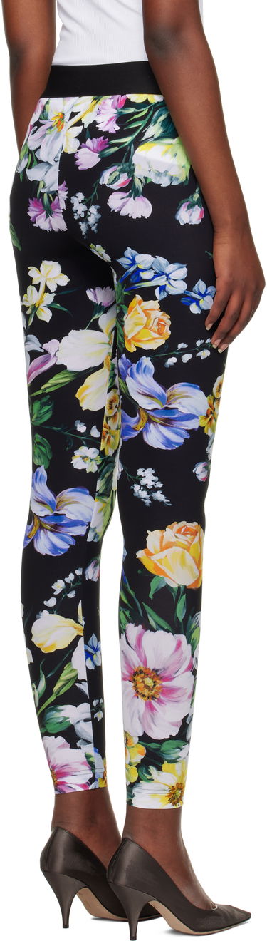 Legíny Dolce & Gabbana Dolce&Gabbana Floral Print Leggings Čierna | FTB5TT FSG8L, 2