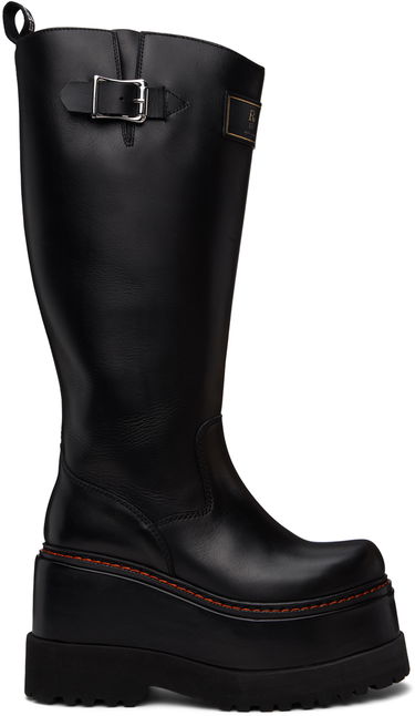 Oblečenie R13 R13 Engineer Platform Boots Čierna | R13WS050-S001A, 0