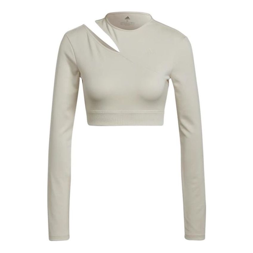 Crop Top adidas Originals Sports Long Sleeve Crop Top Béžová | HM3180, 0