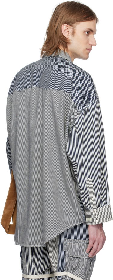 Košeľa R13 R13 Oversized Cowboy Shirt Modrá | R13MD028-D212A, 2