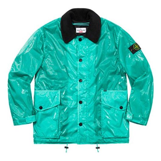 Bunda Supreme Stone Island x Supreme Silk Light Jacket Zelené | SUP-SS19-419, 0